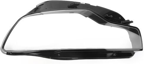 CNARDG24 1PC BLACK & CLEAR LINDAMP Lens Cover Placension لـ C7 A6L A61 2013 2014 ، الجانب الأيسر in Kuwait