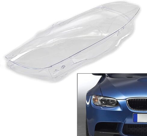 Cnardg24 Headlight Lens Cover Shell Front Lampshade 63117182508 Replacement for BMW 3 Series E92 E93 M3 328i 335i 2006 2007 2008 2009, Right Side in Saudi Arabia