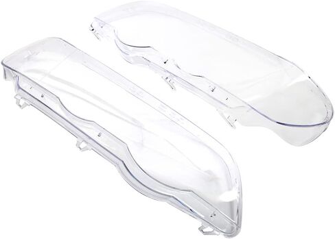 CNARDG24 CLEAR CLEAR Headlamp Lens Lens Cover Shell Laft and Gime Side Side Presention for BMW X5 E53 1999 2000 2001 2002 2003 in Saudi Arabia