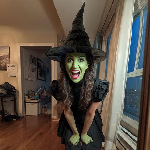 Halloween Black Witch Hat Black Witches Hat for Women Halloween Costumes Accessories in Saudi Arabia
