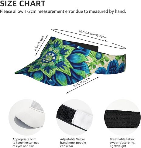 Marble Sports Sun Visor for Women Men, Adjustable Sun Hat Cap Tennis Visor for Beach Pool Golf Outdoor Travel in Saudi Arabia