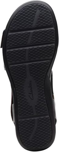صندل مسطح نسائي من Clarks Kitly Way، جلد الكرز، 10 عرض، 26177801 in Saudi Arabia