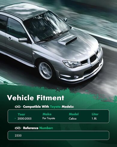 SCITOO 2335 Radiator Fit 2000-2005 for Toyota for Celica 1.8L in Kuwait