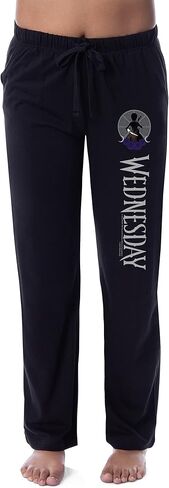 Wednesday Womens' TV Show Series Title Logo Character Sleep Pajama Pants in Saudi Arabia