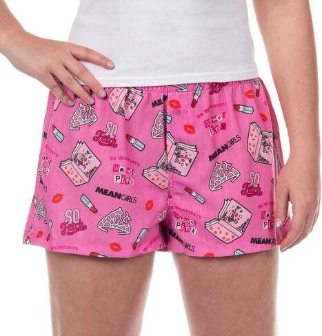 INTIMO Mean Girls Pajamas Women's So Fetch Burn Book Movie Designs PJ Micro Shorts Y2K Bottoms in Saudi Arabia