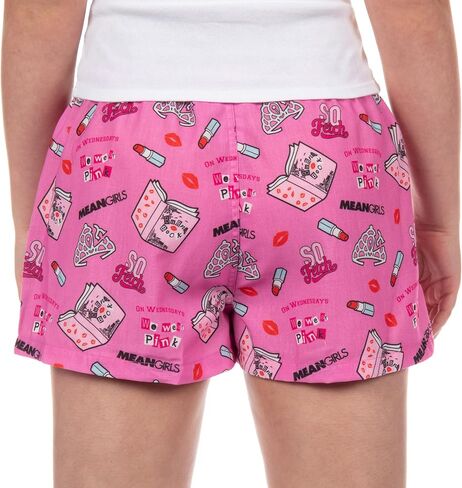 INTIMO Mean Girls Pajamas Women's So Fetch Burn Book Movie Designs PJ Micro Shorts Y2K Bottoms in Saudi Arabia