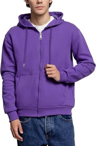 رجال غلة مقنعين للرجال الصوف الكامل zip عادي للجنسين للجنسين sherpa بطانة m إلى 3xl in Kuwait