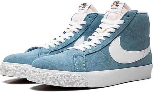 حذاء تزلج إس بي زوم بليزر متوسط ​​من نايكي (864349-404، سماوي/أبيض) مقاس 11.5 in Kuwait