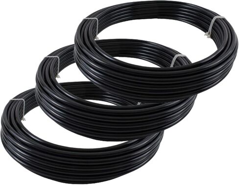 MyTee Products Air Brake Tubing Kit - (1/4 "، 3/8" ، 1/2 "× 100 ') أسود SAE J844 NYLON DOT معتمد | خرطوم الخط الهوائي لنظام الفرامل in Saudi Arabia