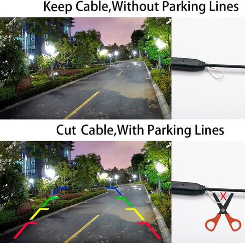 Vlicevrn HD Fisheye Vehicle Car Rear View Camera Fixed Parking Line Night Vision Backup Parking Camera for Nissan Versa Tiida Livina Pulsar Latio Fairlady Z 350Z 370Z GT-R (R35) Leaf in Saudi Arabia