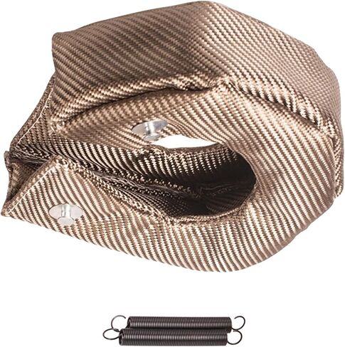 T3 Turbo Blanket Titanium Turbocharger Heat Shield Cover Turbo Charger Wrap High Temp Thermal Protection Turbine Housing with Locking Springs in Saudi Arabia