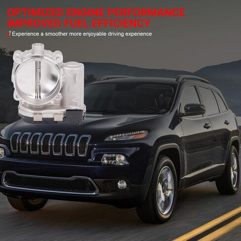 Electronic Throttle Body Compatible with Chrysler, for Dodge, for Jeep &Ram - 200, 300, Pacifica, Town & Country, Charger, Avenger, Challenger, Durango, Grand Cherokee, Wrangler, 1500 - # 5184349AB in Saudi Arabia