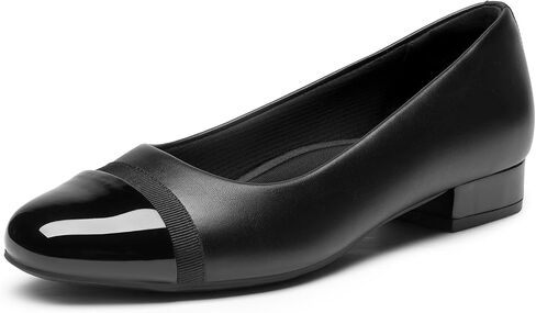 DREAM PAIRS Women's Chunky Low Block Heels Closed Toe Dress Shoes for Women Comfortable Casual Work Pumps Shoes in Saudi Arabia