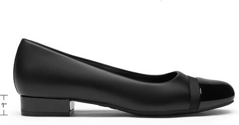 DREAM PAIRS Women's Chunky Low Block Heels Closed Toe Dress Shoes for Women Comfortable Casual Work Pumps Shoes in Saudi Arabia
