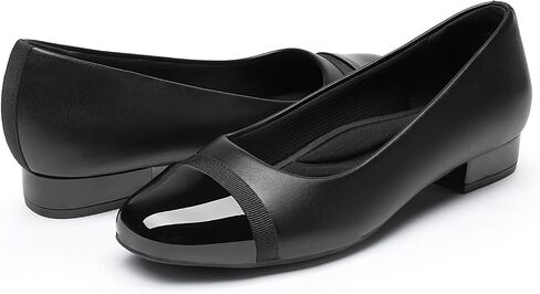 DREAM PAIRS Women's Chunky Low Block Heels Closed Toe Dress Shoes for Women Comfortable Casual Work Pumps Shoes in Saudi Arabia