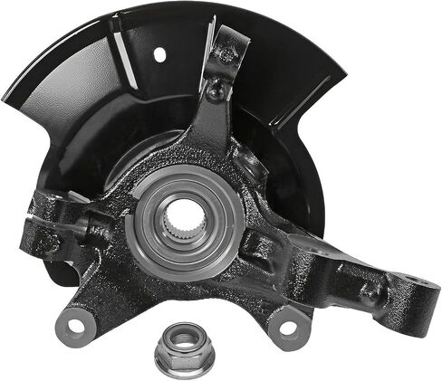 Detroit Axle - Front 2pc Steering Knuckles for 07-10 Ford Edge Lincoln MKX, 2 Steering Knuckles & Wheel Bearing Hubs 2007 2008 2009 2010 Replacement in Saudi Arabia