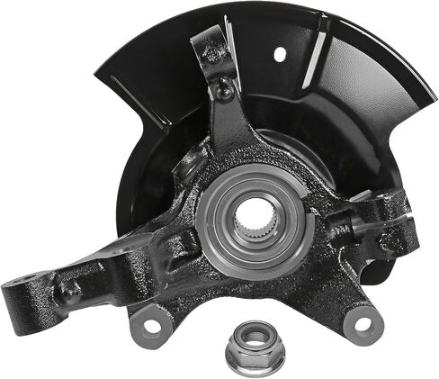 Detroit Axle - Front 2pc Steering Knuckles for 07-10 Ford Edge Lincoln MKX, 2 Steering Knuckles & Wheel Bearing Hubs 2007 2008 2009 2010 Replacement in Saudi Arabia