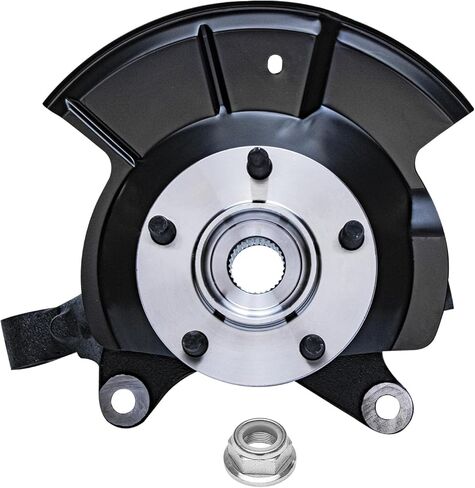 Detroit Axle - Front 2pc Steering Knuckles for 07-10 Ford Edge Lincoln MKX, 2 Steering Knuckles & Wheel Bearing Hubs 2007 2008 2009 2010 Replacement in Saudi Arabia