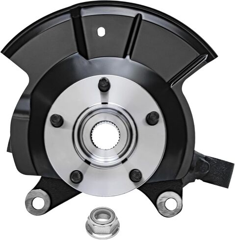 Detroit Axle - Front 2pc Steering Knuckles for 07-10 Ford Edge Lincoln MKX, 2 Steering Knuckles & Wheel Bearing Hubs 2007 2008 2009 2010 Replacement in Saudi Arabia