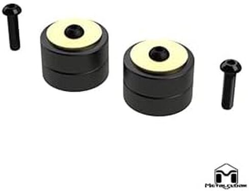 Universal Adjustable Bump-Stop System (1"-2") By Metalcloak, Maximize Your Suspension Travel, Adjustable to Eliminate Interference from Tire/Body, and Gold Zinc Finished Bump Plate in Kuwait