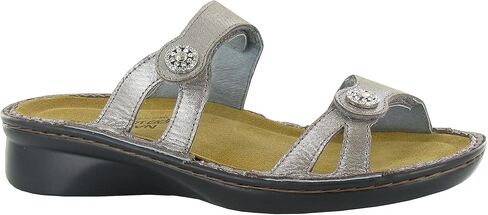 NAOT Footwear Women's Triton Sandal Silver Threads Lthr 8 M US in Saudi Arabia