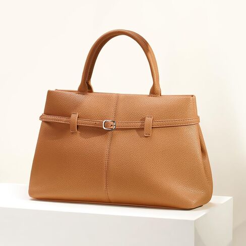 Women's Top Handle Satchel and Tote Bag Formal PU Leather Crossbody Handbag for Work and Business in Saudi Arabia