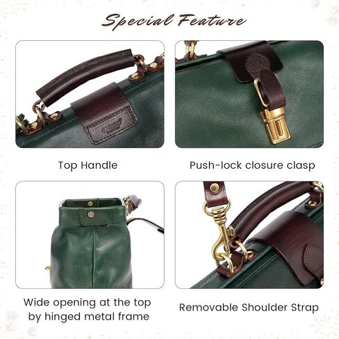 Genuine Leather Doctor Satchel in Saudi Arabia