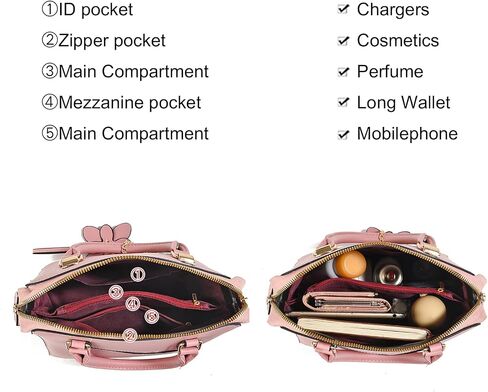 Women Embroidered Satchel Top Handle Purses and Handbag Lightweight Totes Crossbody Shoulderbag for Lady in Saudi Arabia