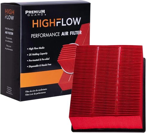 HIGHFLOW PA6314X, High Performance, Pre-Oiled Disposable Engine Air Filter | Fits 2022-11 Ram 2500, 3500, 5500, 4500, 2010-07 Dodge Ram 3500, 2010-08 5500, 4500, 2010-10 Sterling Truck Bullet 45, 55 in Saudi Arabia