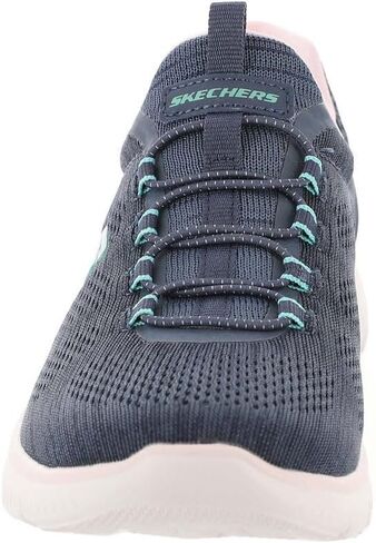 حذاء رياضي نسائي من Skechers Summits Fun Flare، رمادي داكن/وردي=TPPK، عرض 6.5 in Saudi Arabia