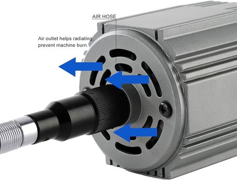 DZQ Flex Shaft Rotary Tool 1000W Hanging Grinding Machine 6.5mm Rotary Carver with 3-Jaw Chuck& Stepless Speed Foot Pedal 30000RPM with Rotating Bur Holder for Carving, Buffing(w/ 77pcs Accs) in Kuwait