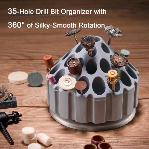 DZQ Flex Shaft Rotary Tool 1000W Hanging Grinding Machine 6.5mm Rotary Carver with 3-Jaw Chuck& Stepless Speed Foot Pedal 30000RPM with Rotating Bur Holder for Carving, Buffing(w/ 77pcs Accs) in Kuwait