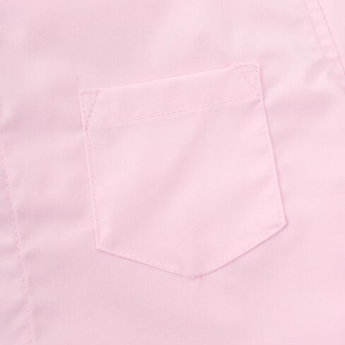Spring&Gege Boys Long Sleeve Dress Shirts Stretch Wrinkle Free Formal Uniform Solid in Saudi Arabia