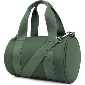 حقيبة صالة ألعاب رياضية صغيرة للنساء لنساء حقيبة من القماش الخشن للسفر مقاطع ماء ، حقائب كروس مرن ، مرنة ، محفظة برميل للرياضة اللياقة البدنية لليوغا لطيف الوزن in Kuwait