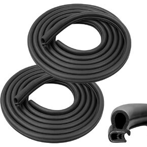 13.5 Foot 1100 Series Cab Door Rubber Weather Stripping Compatible with 1986-2007 Peterbilt 359, 379 Replace# 20-10985-644, R60-6001-650 Car Door Seal in Kuwait