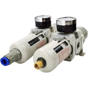 AW3000-03 مرشح فاصل مياه الهواء AW3000-0 G3/8 '' منظم ضغط الهواء مرشح الضاغط الهوائي (AW3000-03Fiber ، دليل) in Kuwait