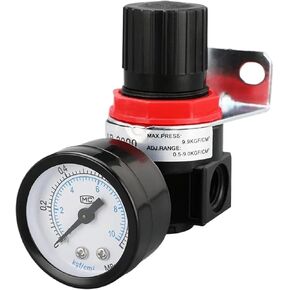 AR2000 AR3000 G1/4 '' 6MM 8mm 10mm 12mmair التحكم في ضاغط صمام تخفيف الضغط مع التركيب (AR2000 SH SM) in Kuwait