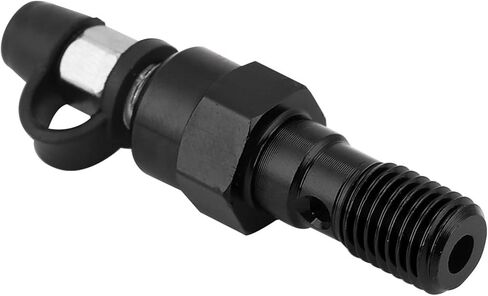 M10x1.0mm Motorcycle Brake Banjo Bleed Screw Nipple with Dust Cap for Air Locks Universal Caliper Bleeder Valve Easy Installation (Black) in Saudi Arabia