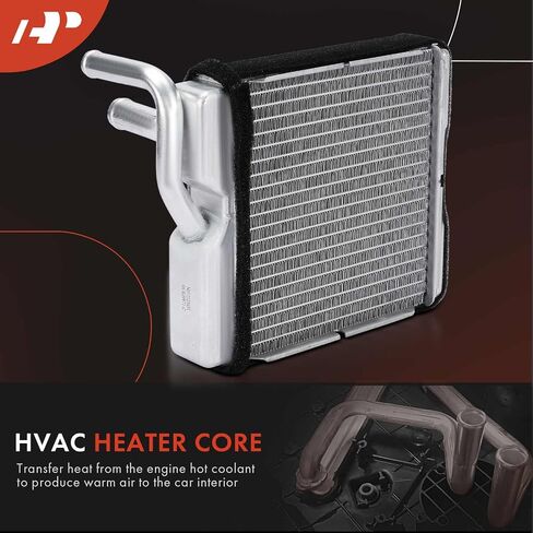 A-Premium HVAC Heater Core Compatible with Chevrolet Malibu, Chevelle, El Camino, & Buick Regal, Century & Cadillac Eldorado, Seville & GMC Sprint & Oldsmobile Custom Cruiser & Pontiac Grand Am in Saudi Arabia