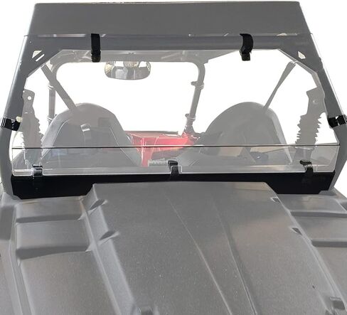 Kuafu الخلفية الزجاجية واللوحة الخلفية متوافقة مع 2008-2022 Polaris RZR 570/800 RZR S 570/800 in Saudi Arabia