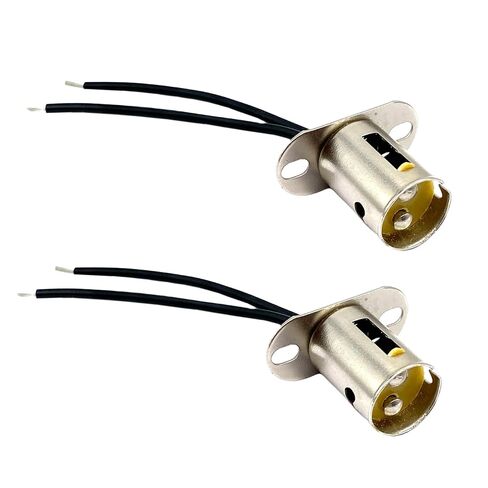 2 Pcs 1157 Bulb Sockets Holders, BAY15D 1157 Car Light Bulb Two Pole Socket Adapter with Pigtail Wire Connector for Auto Truck Car in Kuwait