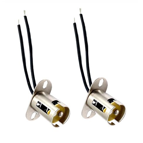 2 Pcs 1157 Bulb Sockets Holders, BAY15D 1157 Car Light Bulb Two Pole Socket Adapter with Pigtail Wire Connector for Auto Truck Car in Kuwait