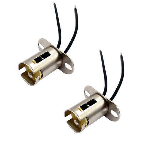 2 Pcs 1157 Bulb Sockets Holders, BAY15D 1157 Car Light Bulb Two Pole Socket Adapter with Pigtail Wire Connector for Auto Truck Car in Kuwait