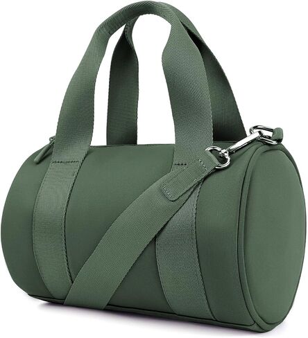 حقيبة صالة ألعاب رياضية صغيرة للنساء لنساء حقيبة من القماش الخشن للسفر مقاطع ماء ، حقائب كروس مرن ، مرنة ، محفظة برميل للرياضة اللياقة البدنية لليوغا لطيف الوزن in Kuwait