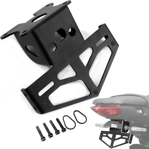 MT09 FZ09 Fender Eliminator Kit 21-23, License Plate Holder Bracket Tail Tidy with OEM and Aftermarket Turn Signals for Yamaha MT-09 FZ-09 2021 2022 2023 Accessories in Saudi Arabia