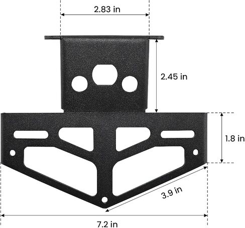 MT09 FZ09 Fender Eliminator Kit 21-23, License Plate Holder Bracket Tail Tidy with OEM and Aftermarket Turn Signals for Yamaha MT-09 FZ-09 2021 2022 2023 Accessories in Saudi Arabia