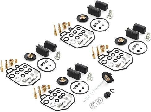 4 Sets Motorcycle Carburetors Carburetor Repair Rebuild Kit Compatible with 1100 GL1100 1980 1981 1982 1983 Universal in Saudi Arabia