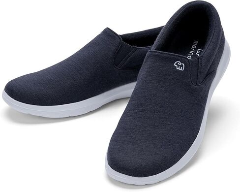 حذاء Merinos نسائي سهل الارتداء باللون الأسود/الأبيض in Kuwait