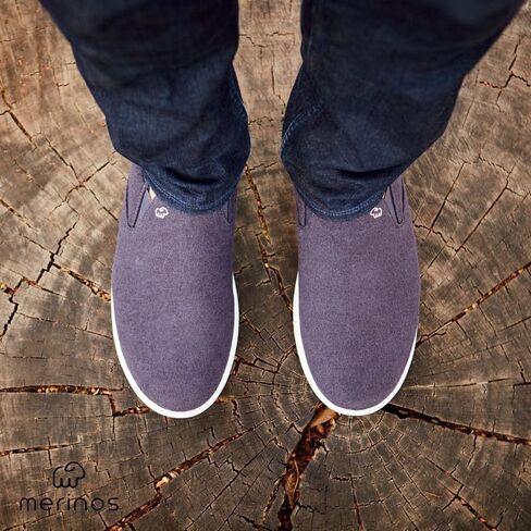 حذاء Merinos نسائي سهل الارتداء باللون الأسود/الأبيض in Kuwait