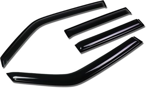 Auto Dynasty Compatible with Mitsubishi Galant 4pcs Tape-On Window Visor Deflector Rain Guard in Kuwait